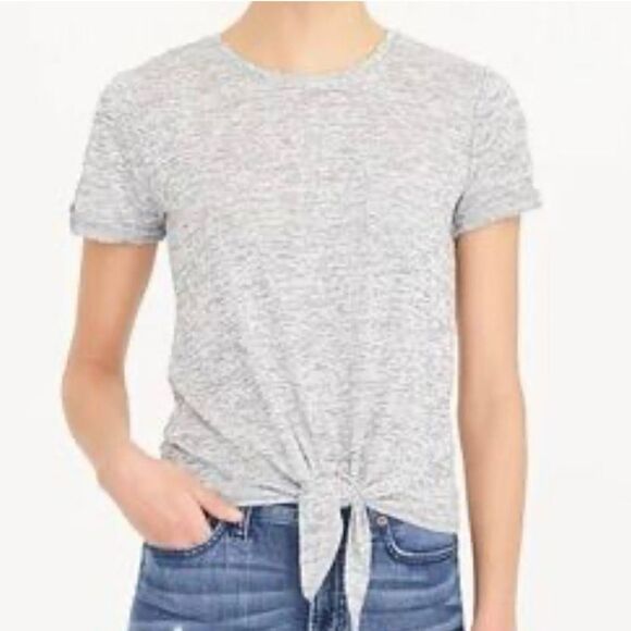 J. Crew spaced dyed tie waist t-shirt XS - Picture 1 of 7
